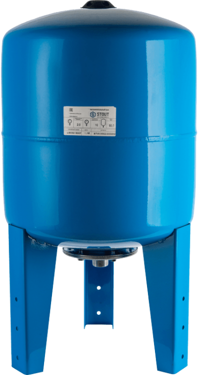 Гидроаккумулятор Stout для водоснабжения 50 литров (вертиальный)