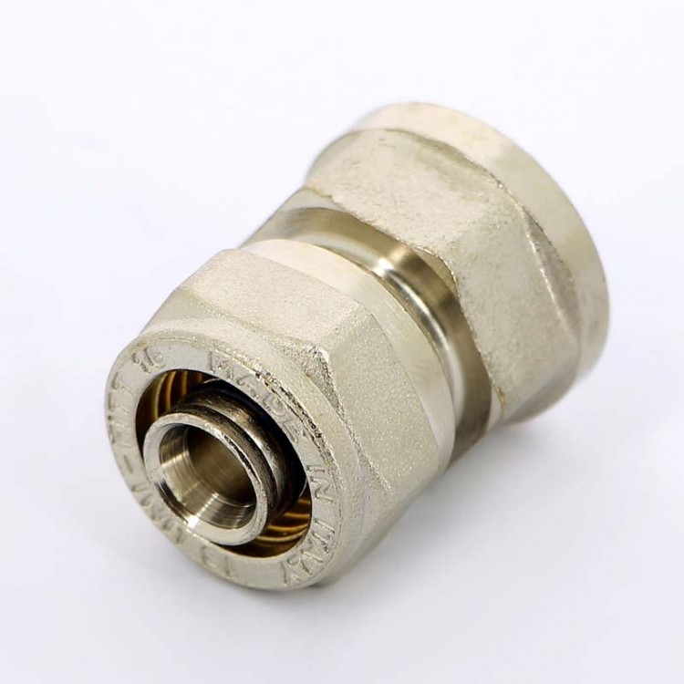 Обжимное соединение Uni-Fitt с внутренней резьбой 16х1/2" для металлопластиковой трубы
