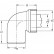 Отвод под сифон Rehau RAUPIANO PLUS 50х40-30 мм для канализационной трубы