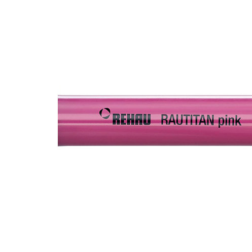 Труба из сшитого полиэтилена Rehau RAUTITAN Pink 20x2,8 мм для отопления бухта 120 метров